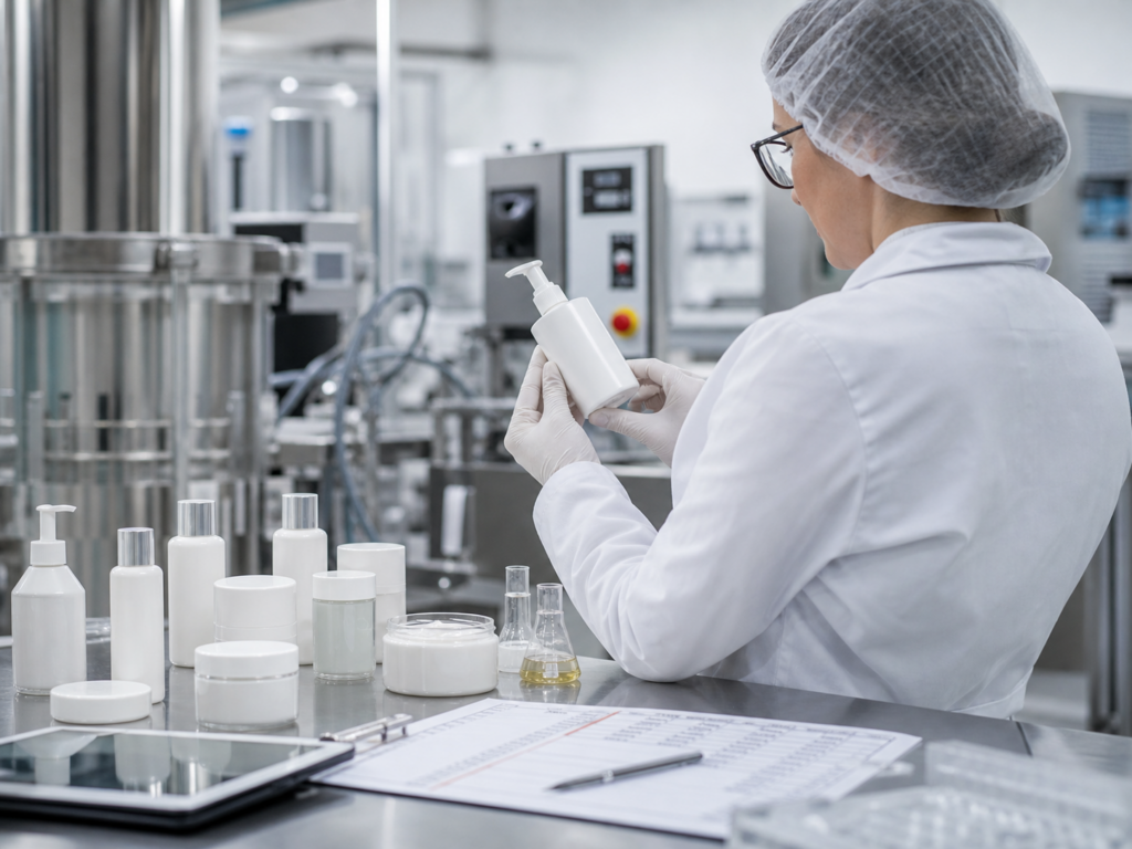 contrôle qualité cosmétique 