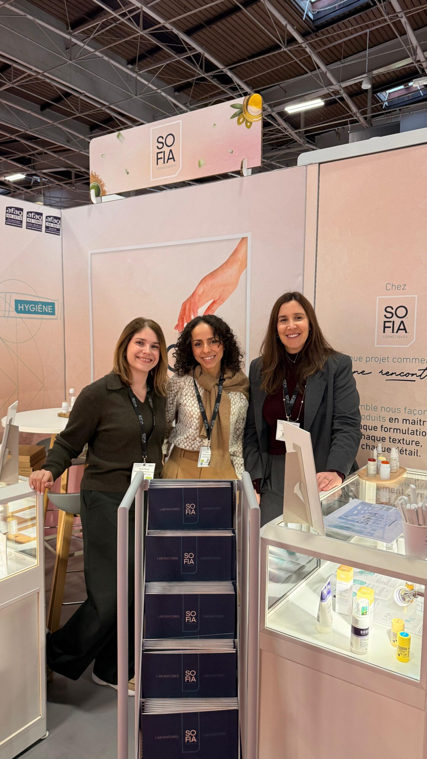 L'équipe SO.F.I.A. Cosmétiques au Paris Packaging Week 2026