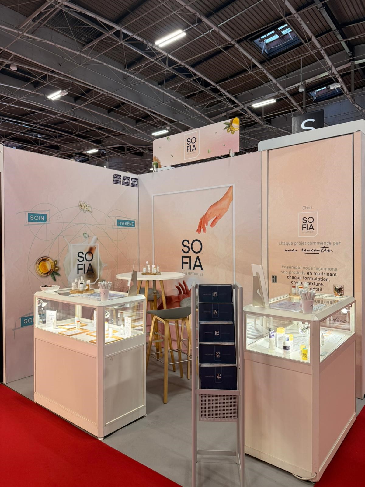 Stand SO.F.I.A. Cosmétiques au Paris Packaging Week 2026